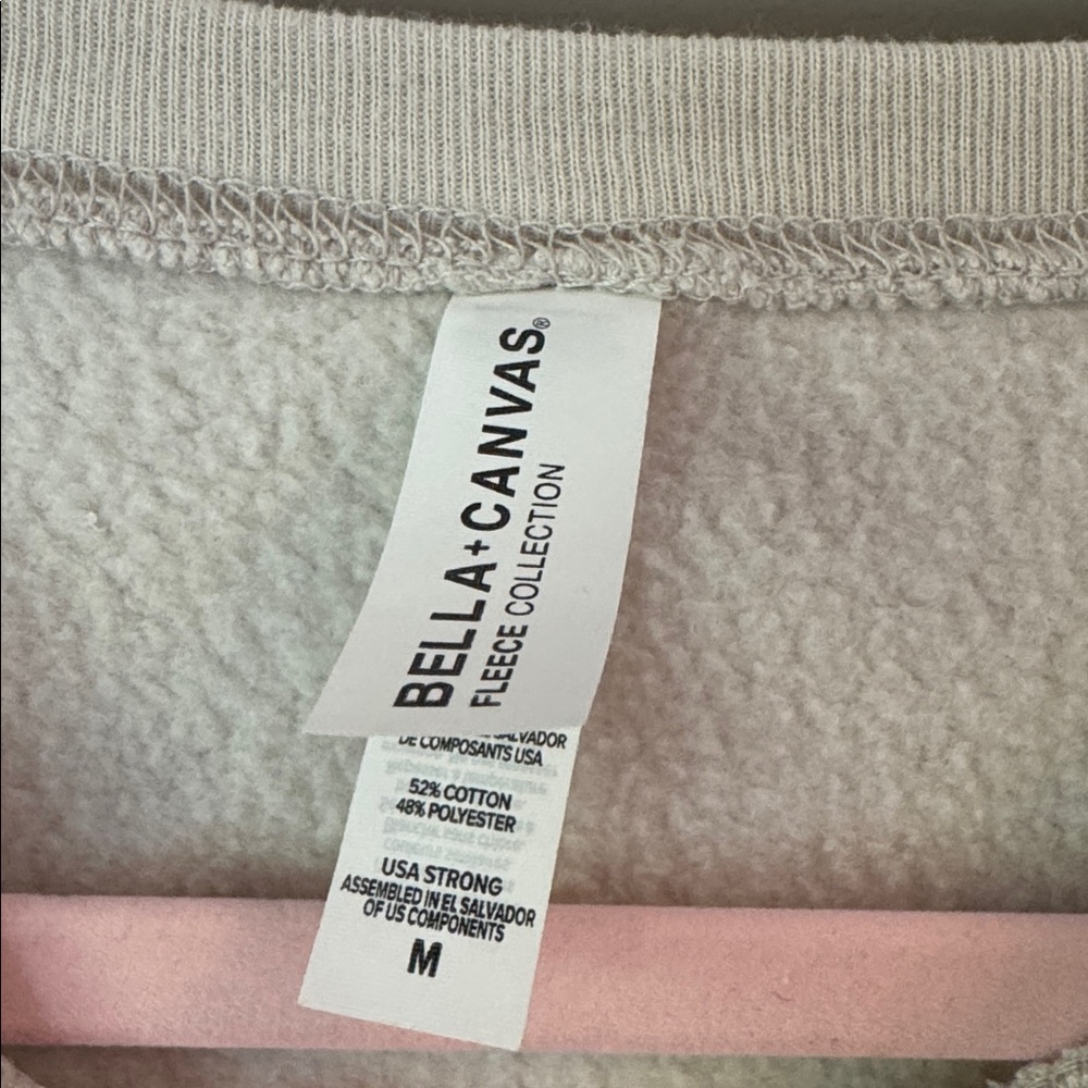 Bella Canvas Cream West Coast Women's Sweater Size: M - Picture 2 of 3
